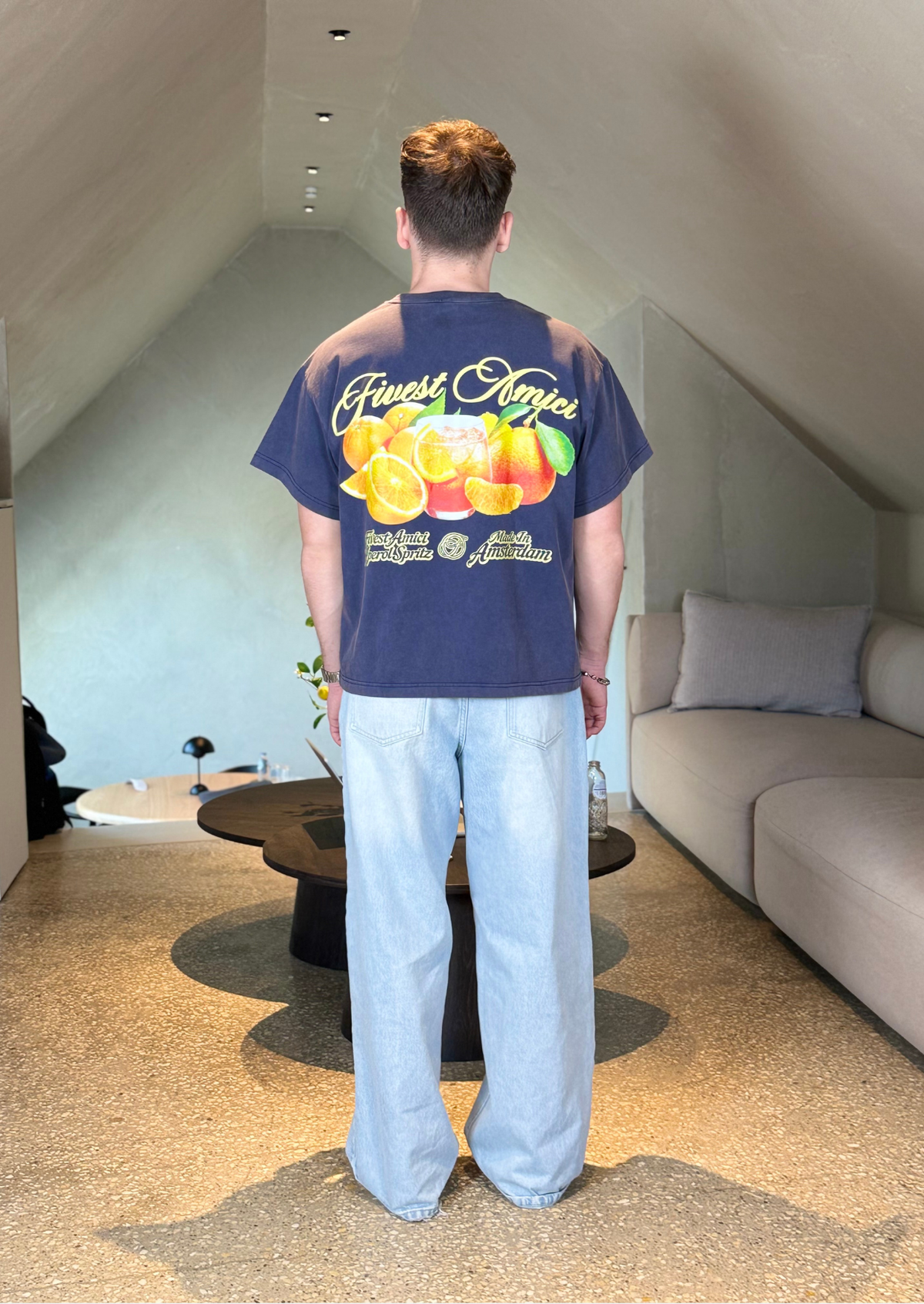 Aperol Spritz Tee Navy