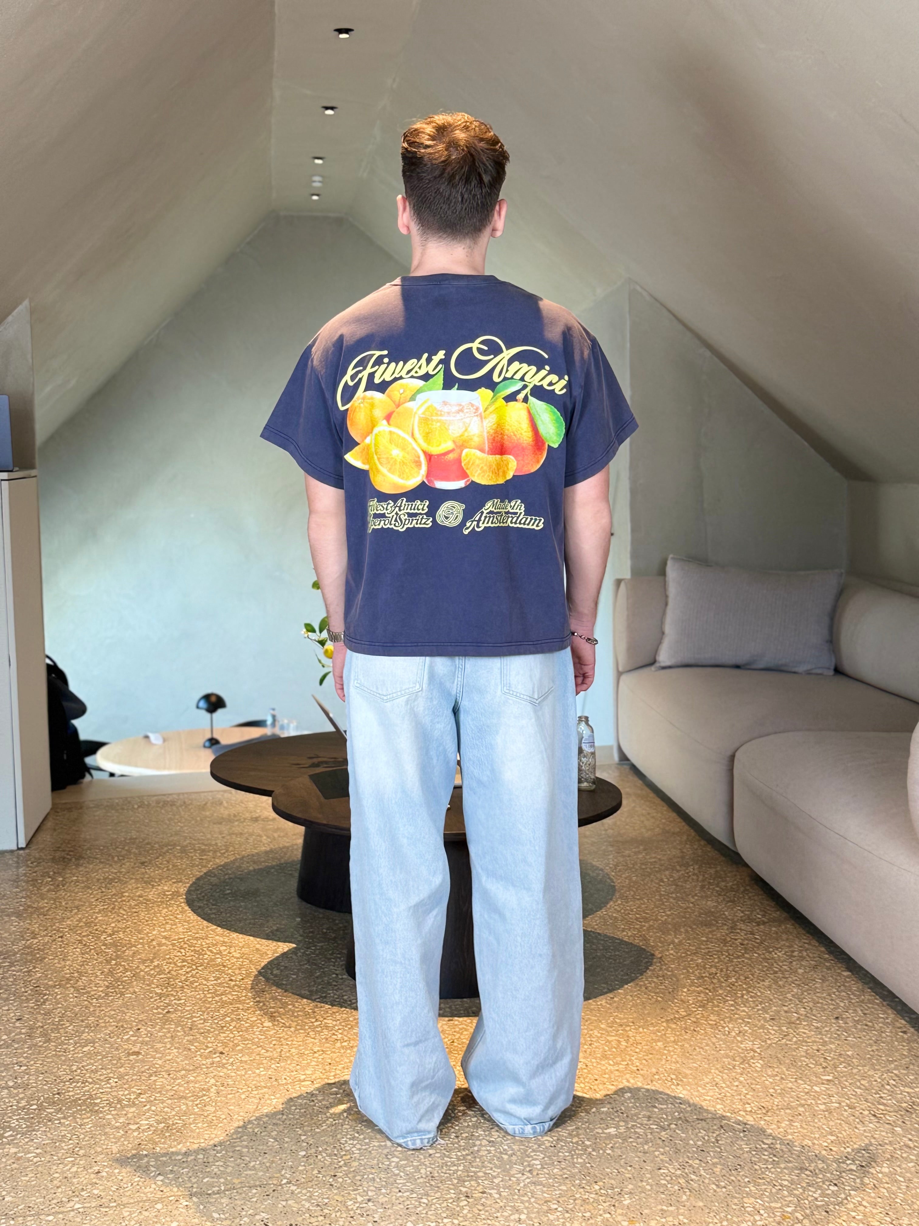 APEROL SPRITZ TEE NAVY
